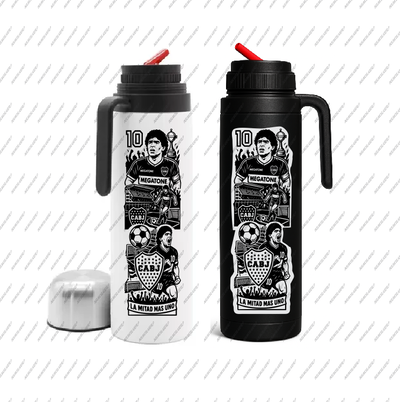 VECTOR TERMO BOCA MARADONA