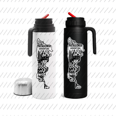 VECTOR TERMO PATAGONIA MAPA