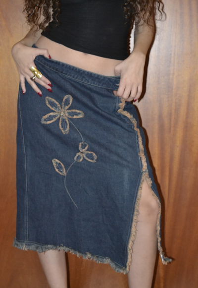 POLLERA FLOWER POWER
