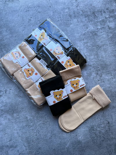 Medias peluche de niños 