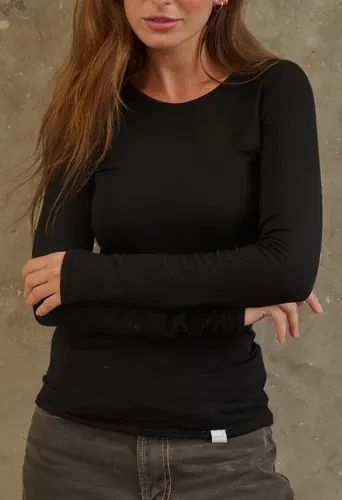 Camiseta modal cuello redondo