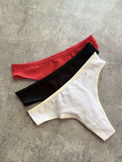 Pack x3 colaless algodón T. 3