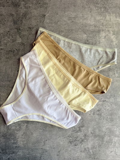 Pack vedetinas talle especial algodón 