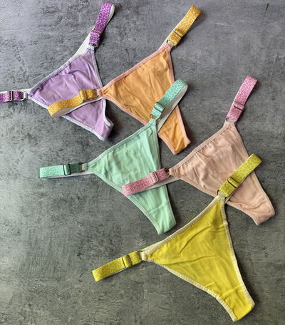 Pack x3 regulables tira ancha colores pasteles 