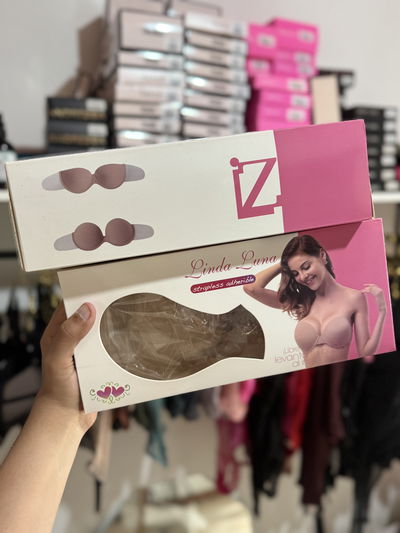 Bra Straple negro y nude  