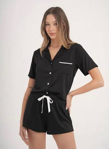 Pijama camisero de verano Trenda 