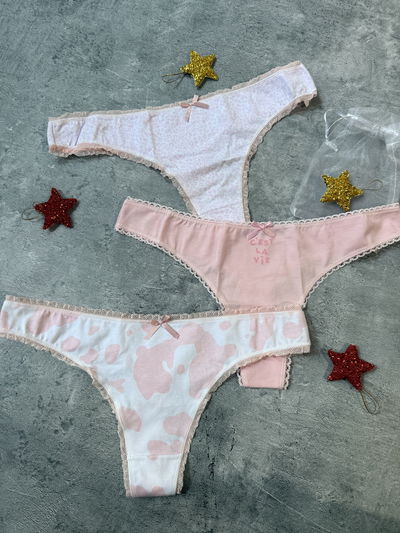 Less Free Rosa Navideña Vintage algodón 