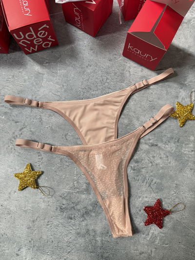 Bombis navideñas rosa Kaury x2 regulable 