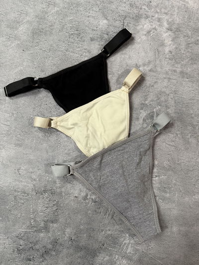 Pack x3 Less básicas tira ancha algodón regulable 