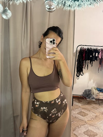 Enteriza bikini Clivia marrón 