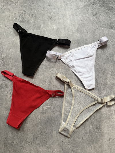 Pack x3 regulables tira ancha algodón