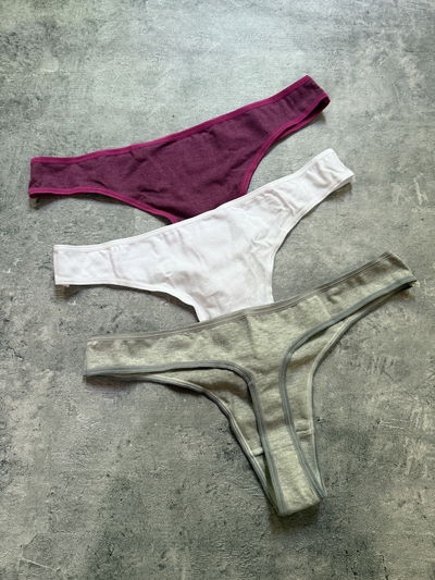 Pack x3 Volpaia colaless talle especial algodón 