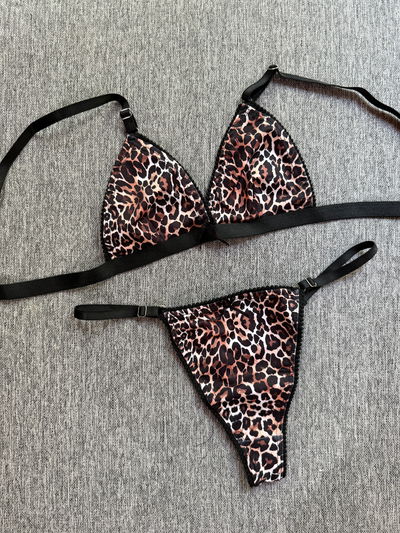 Set Animal print microfibra sin armar