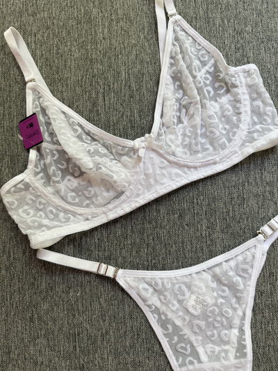 Set Belén print blanco