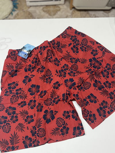 Short malla hombre ROJO