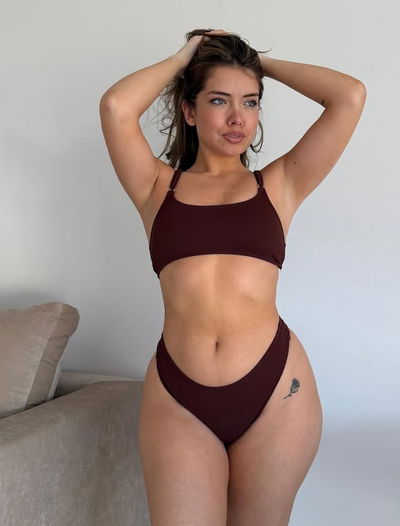 Bikini Penelope chocolate texturada