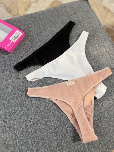 Pack x 3 Less de Algodón Brigitte Art 4102