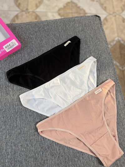 Pack x 3 Vedetina de Algodón & Lycra Brigitte Art 4104