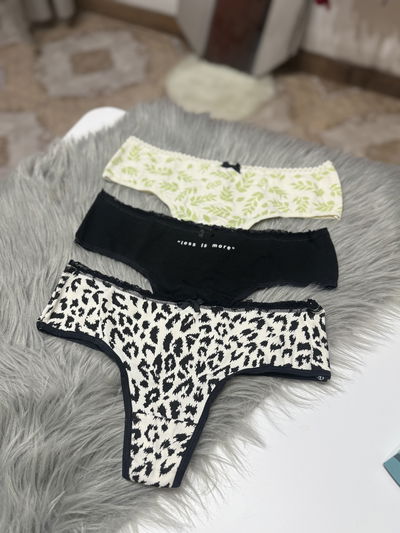 Pack x3 Culotte less Vintage algodón