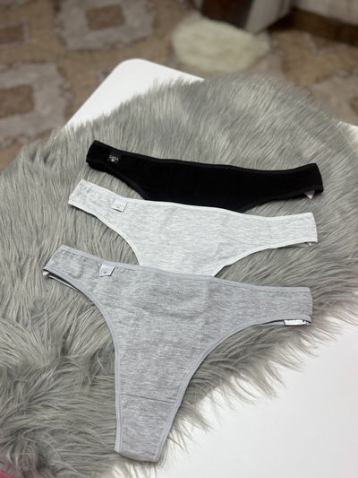 Pack x3 Sayka colaless talle max algodón