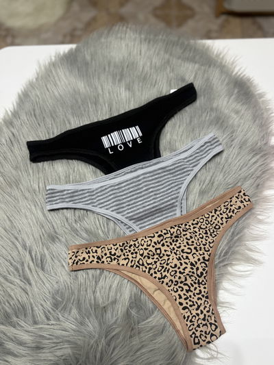 Pack x3 bombis Volpaia vedetina algodón