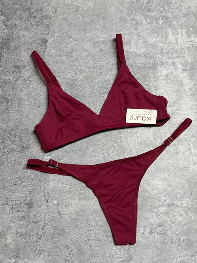Conjunto microfibra sin armar Kaury 8191