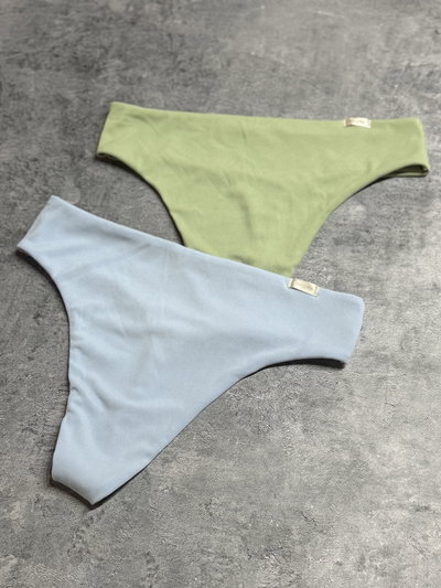 Pack x2 Briggite 606 colaless alta morley L/XL