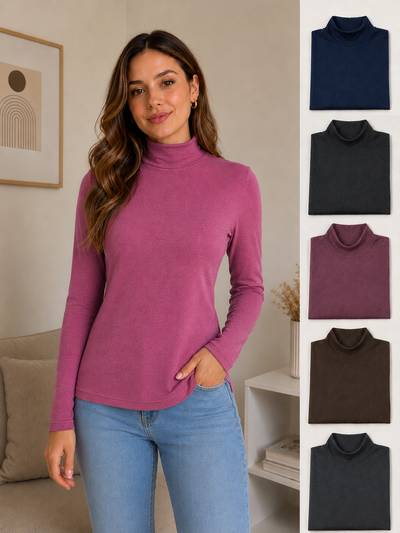 Polera premium térmica morley mil rayas suave