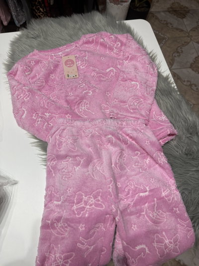 Pijama niña rosa 4/5 años y 6/7 años