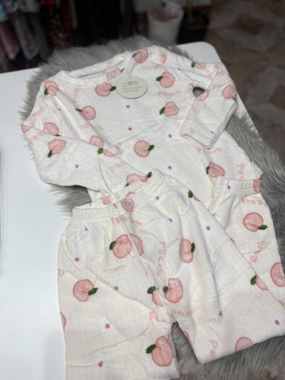 Pijama niñx duraznos talle 8/10 años