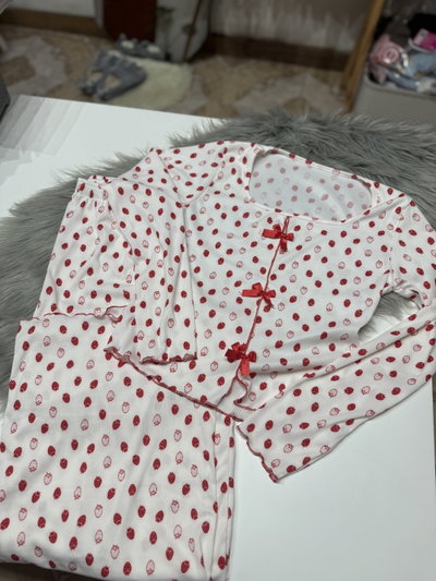 Pijama morley fresa moño