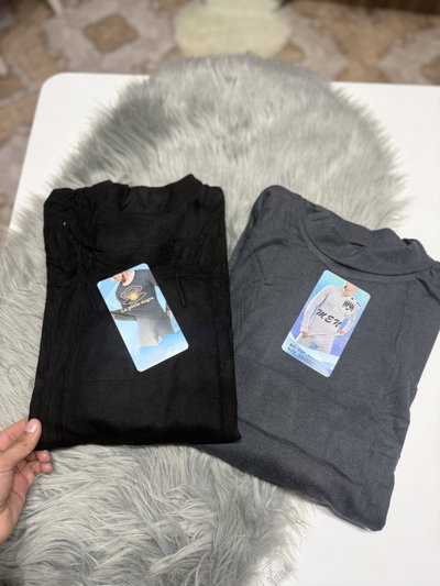 Camiseta hombre polera piel de durazno Gris
