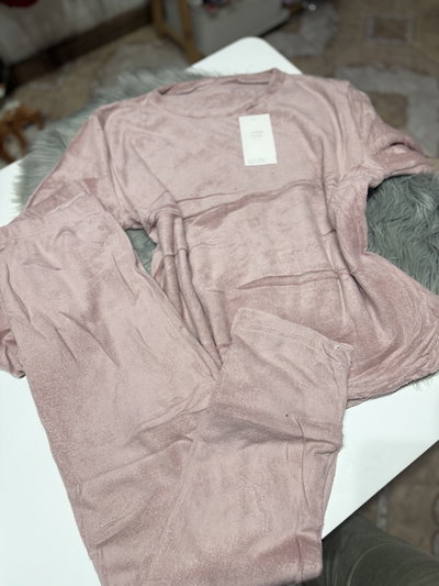 Pijama especial plush rosa 