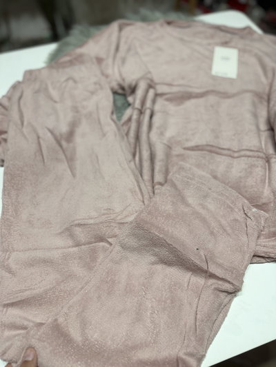 Pijama especial plush rosa