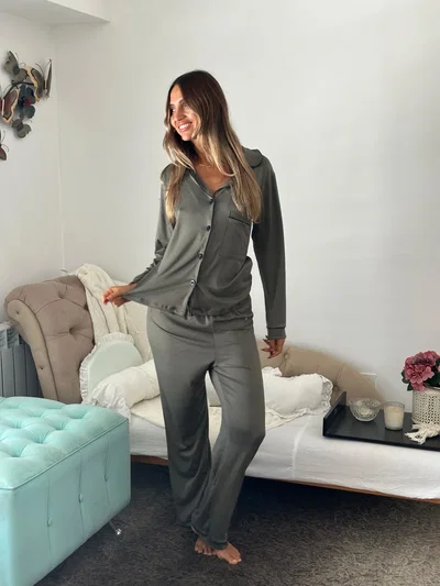Pijama camisero militar