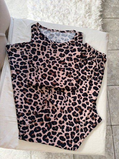 Pijama nube mangas largas modal soft PRINT OSCURO