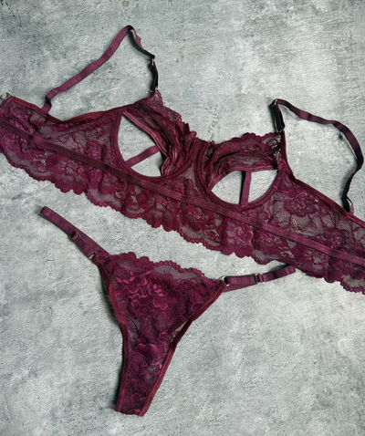 Set Obispo encaje con aro