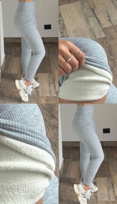 Calza morley grueso con corderito