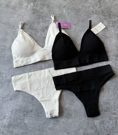 Conjunto básico morley con broche posterior 