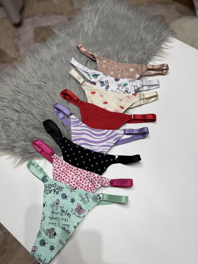 Pack x2 bombis Malika algodón tira ancha estampada
