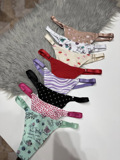 Pack x2 bombis Malika algodón tira ancha estampada