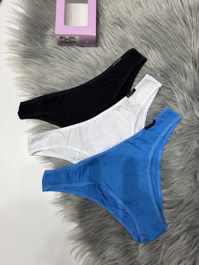 Vedetinas Liso Berlin Art 500 De Algodón Y Lycra Pack X3