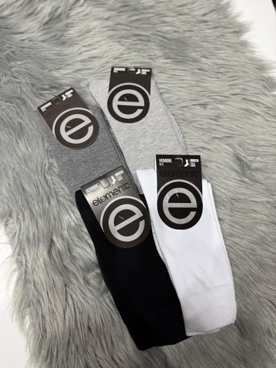 Pack x2 Medias elemento media caña Hombre