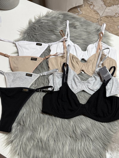 Conjunto de algodón con aro sin relleno