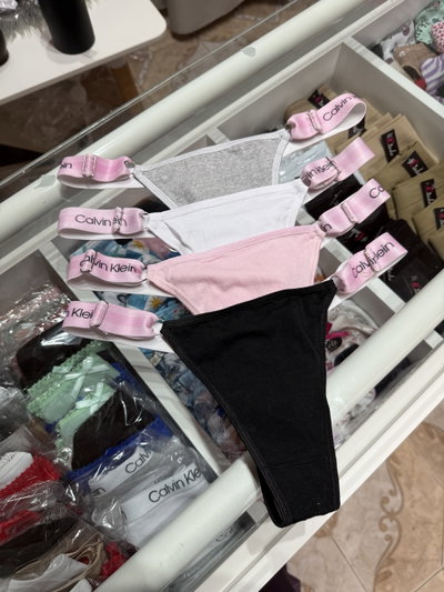 Pack x3 algodón Calvin Klein tira ancha regulable