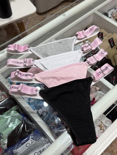 Pack x3 algodón Calvin Klein tira ancha regulable