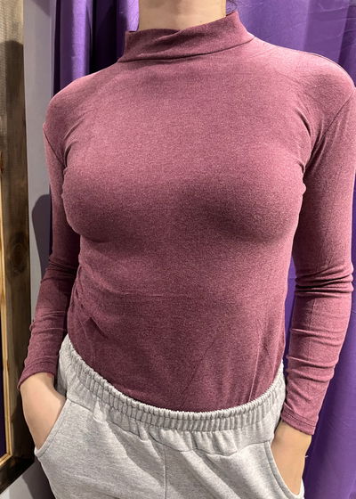 Media polera importada piel de durazno