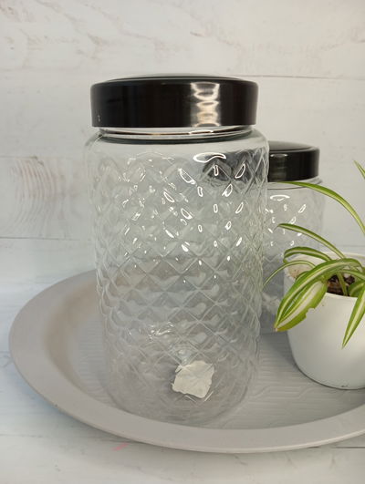 tarro plastico diamante 1 L.