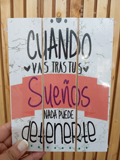 frases 3 tablas  20 x 15