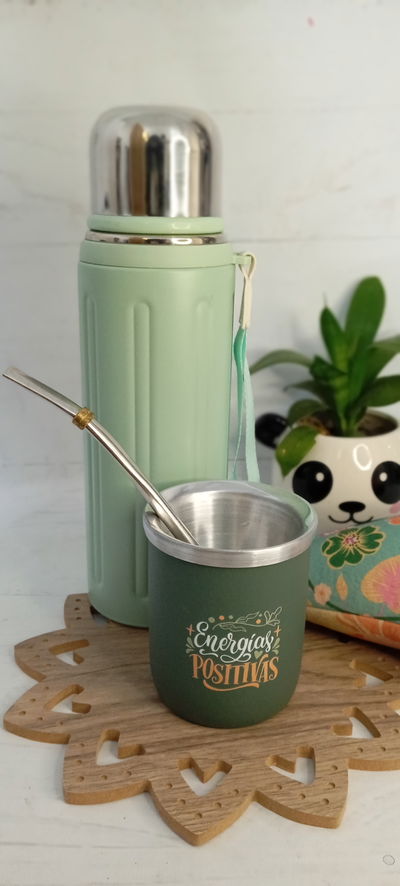 MATE ALUNINIO CON FRASE